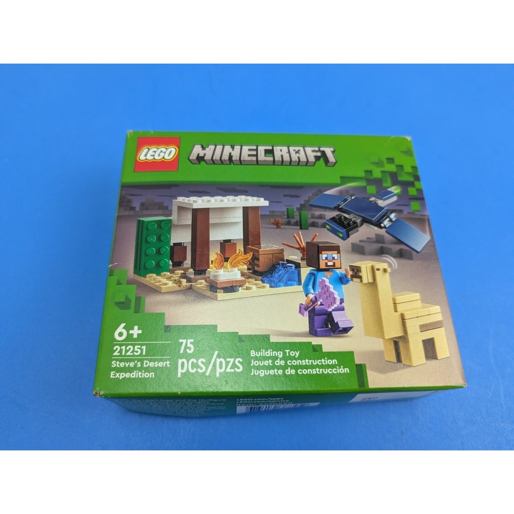 LEGO Minecraft 21251 Steve's Desert Expedition 75pc